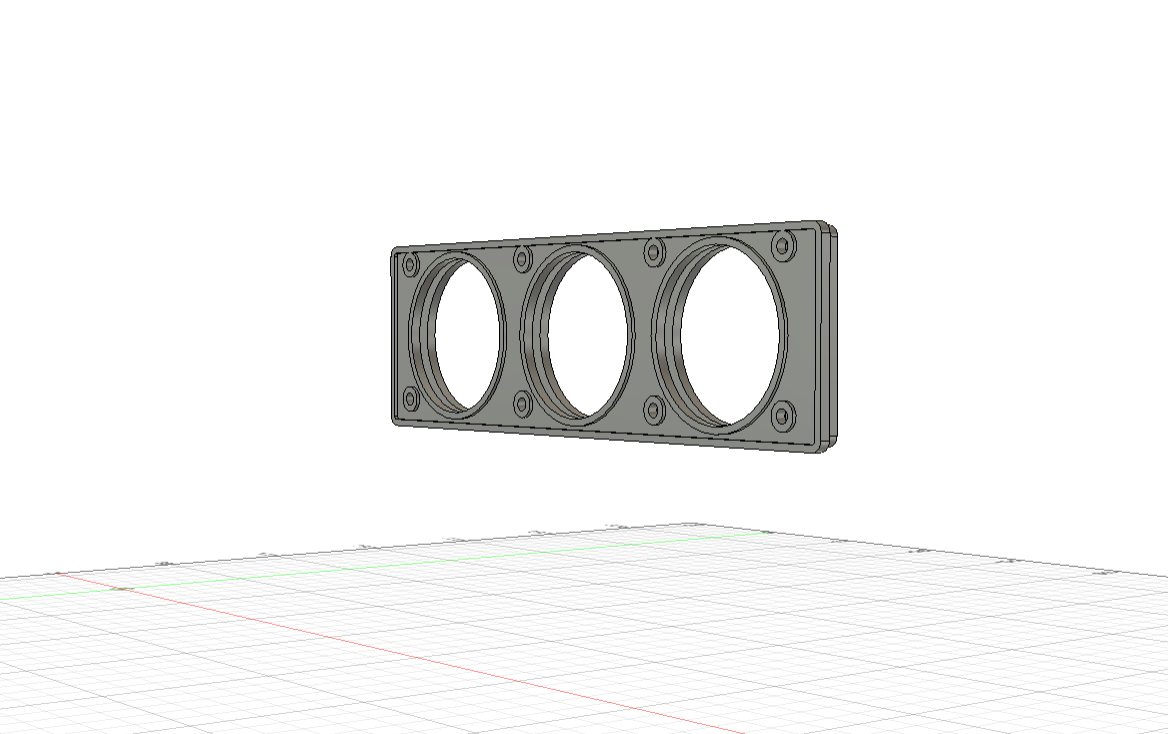 E30 Radio Triple Gauge pod