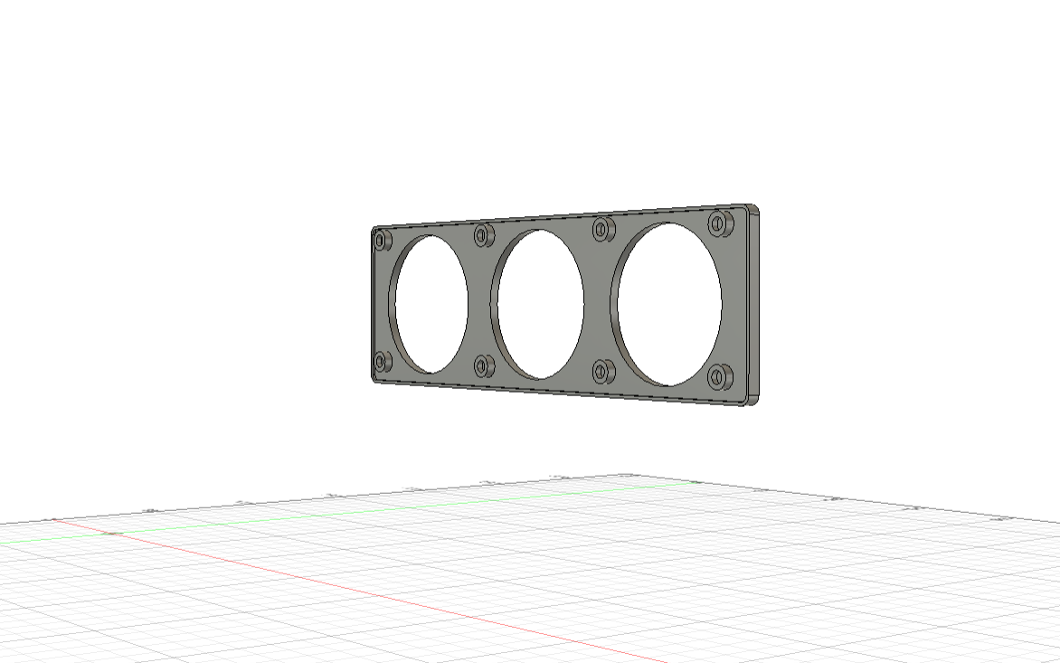 E30 Radio Triple Gauge pod