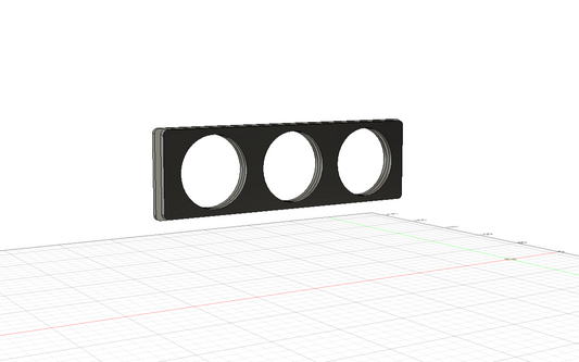 E30 Radio Triple Gauge pod