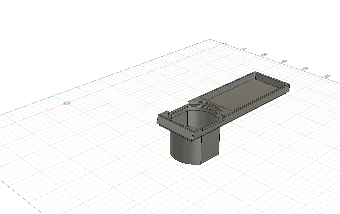 e30 centre single cupholder + storage tray