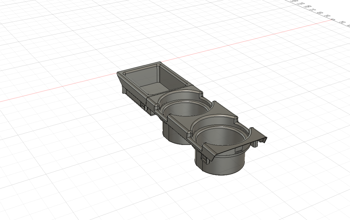 E46 centre console 78mm cupholders