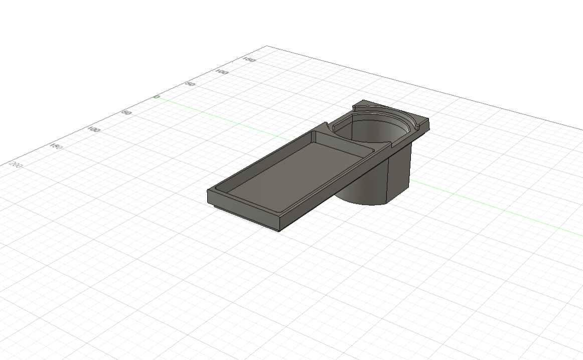 e30 centre single cupholder + storage tray