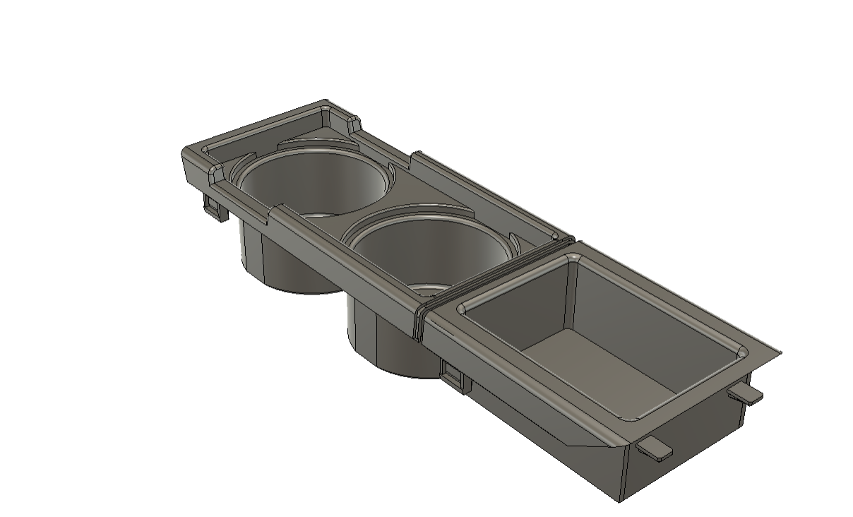 E46 cupholders + phone tray